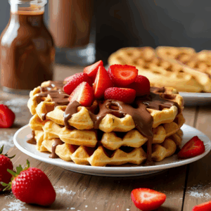 DOM NUTELLA WAFFLES